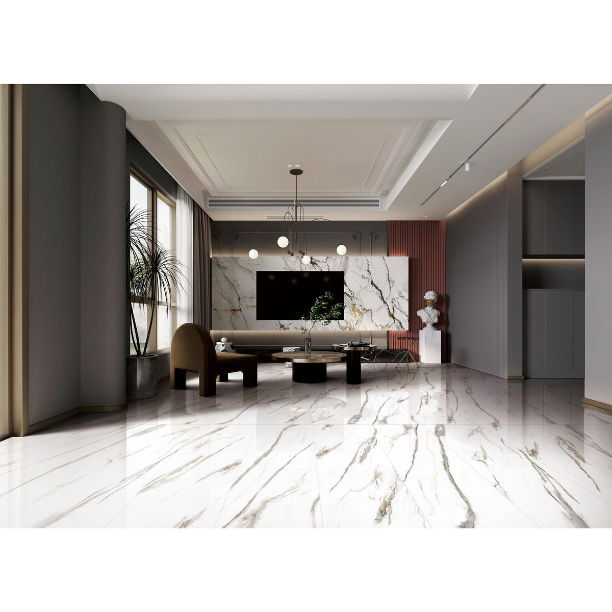 RALOSA - Porcelanato 60x120 cm Calacatta Blanco 1.44 m2