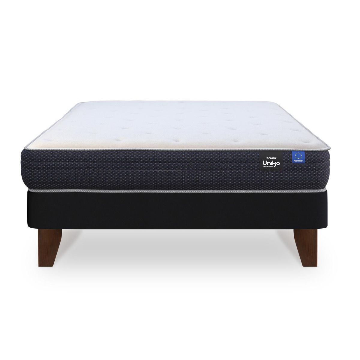 FLEX - Cama 1.5 plazas Europea Uniko Gris