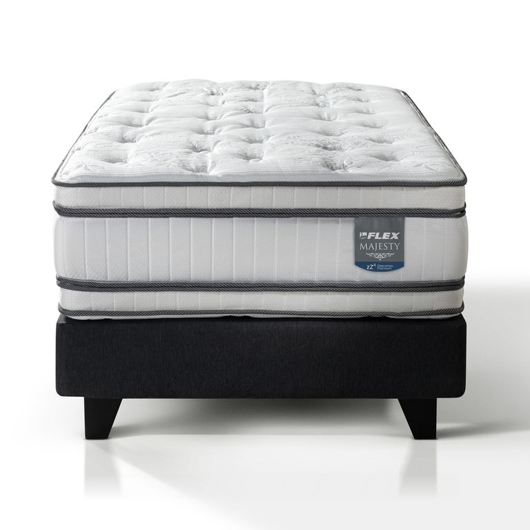 Cama 1.5 plazas Europea Majesty Blanco