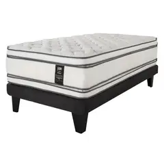 FLEX - Cama Europea Majesty 1.5 plazas Blanco