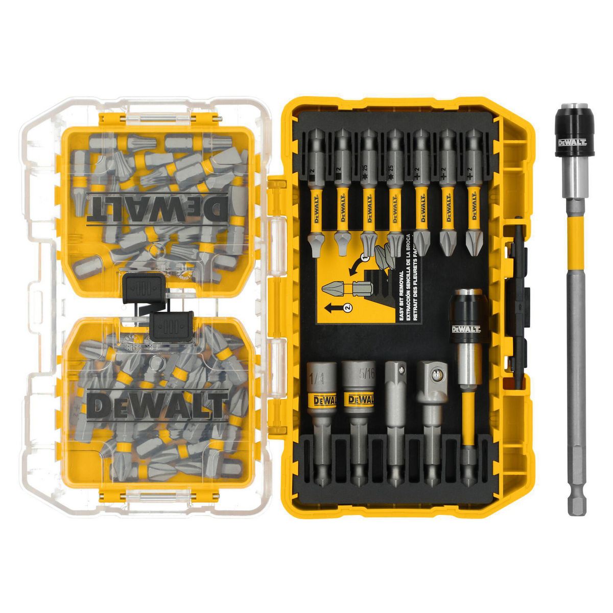 DEWALT - Set 60 puntas destornillador Maxfit Ultra