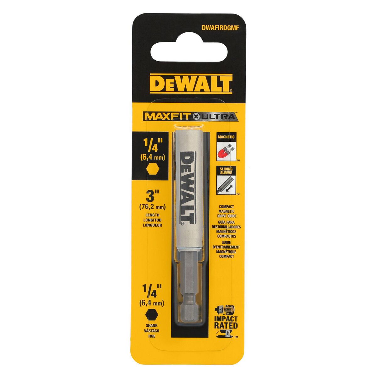 DEWALT - Adaptador magnético 3 x 1/4 Maxfit