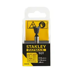 STANLEY - Fresa media caña con rodamiento 1/2”