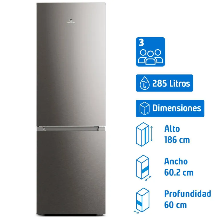 Refrigerador Bottom Freezer No Frost 285 Litros Inox MI60S