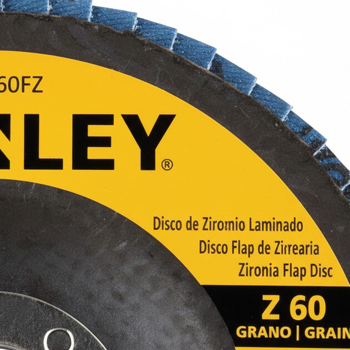 STANLEY - Disco Lija Traslapado Zirconia 4,5'' Z60