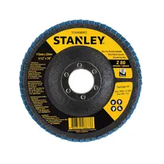 STANLEY - Disco lija traslapado zirconia 4,5'' Z120