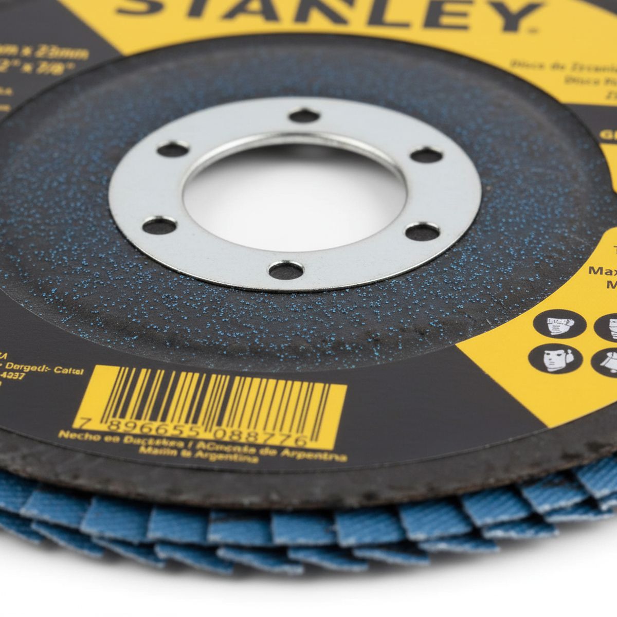 STANLEY - Disco Lija Traslapado Zirconia 4,5'' Z120