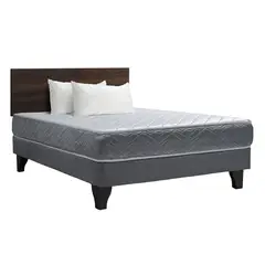 CELTA - Cama Europea Madrid 2 pl respaldo Cadiz + Pack almohada