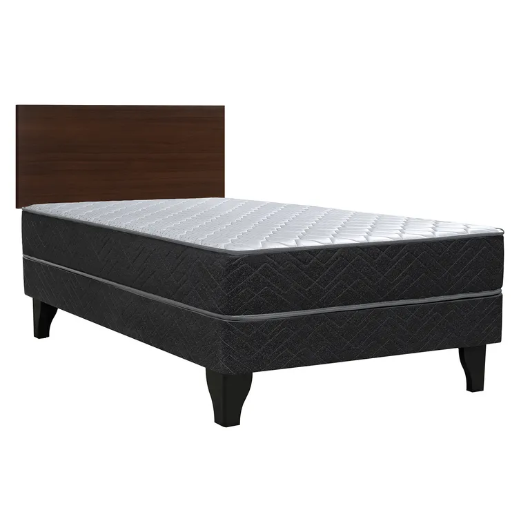 Cama Europea Madrid 1,5 Pl + Respaldo Cadiz