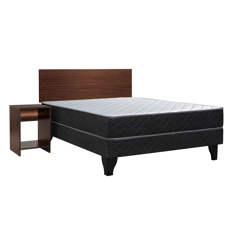Cama Europea Madrid Full + Set Cadiz
