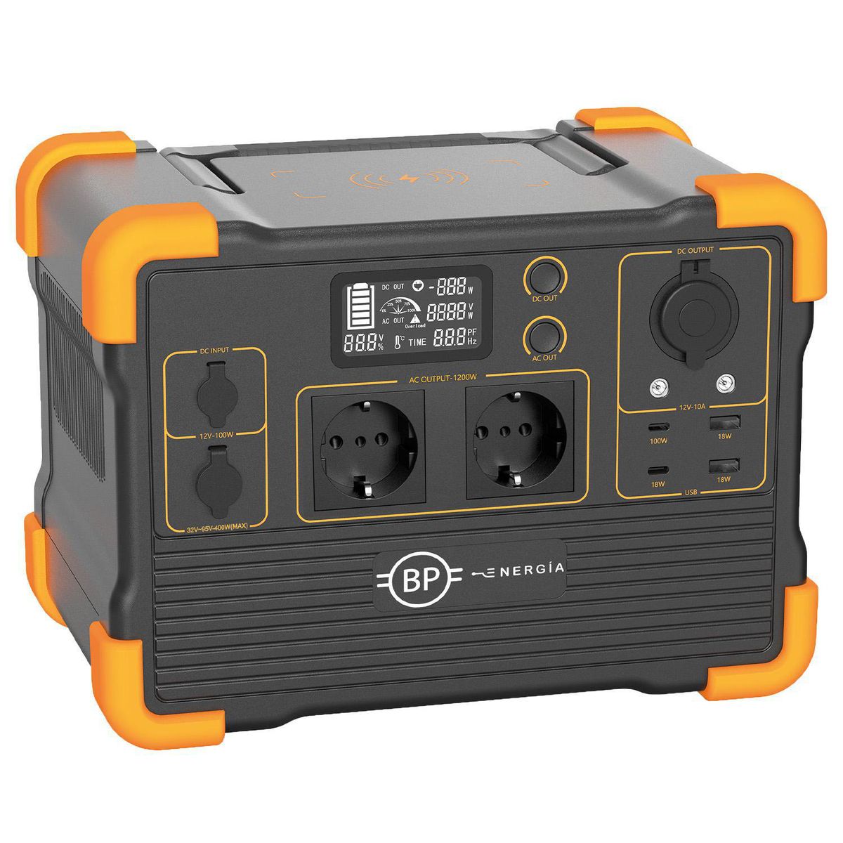 BP ILUMINACION - Generador Eléctrico Recargable Portátil BP-1000 1200 W