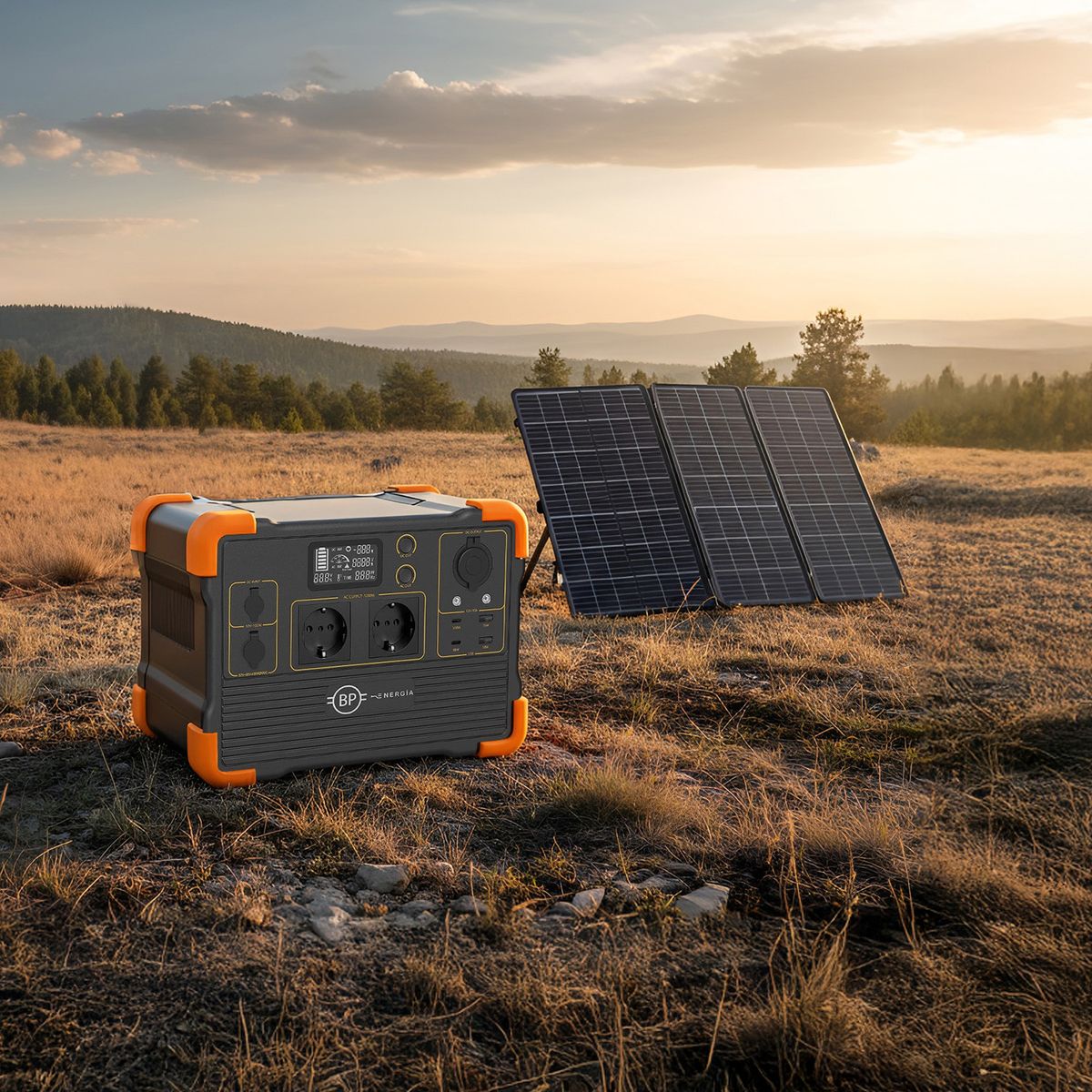 BP ILUMINACION - Generador Eléctrico Recargable Portátil BP-1000 1200 W