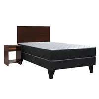 Cama Europea Madrid 1,5 Pl + Set Cadiz