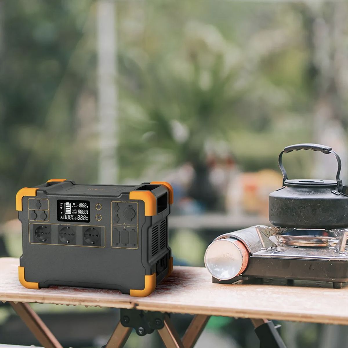 BP ILUMINACION - Generador Eléctrico Recargable Portátil BP-2000 2000 W