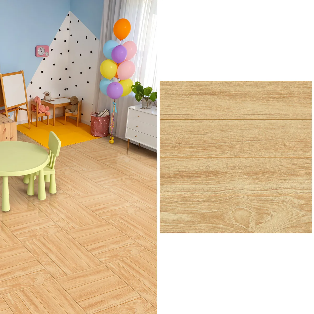 CORDILLERA - Cerámica 45x45 cm Madera Jona Café 2.29 m2