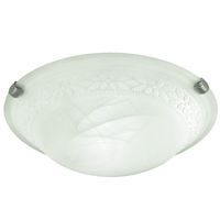 Plafón Capri III 2 Luces Metal Blanco