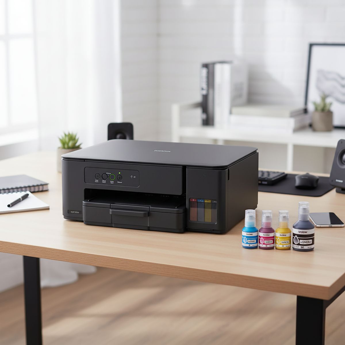 BROTHER - Impresora Multifuncional Inyección a color DCPT230 Negro
