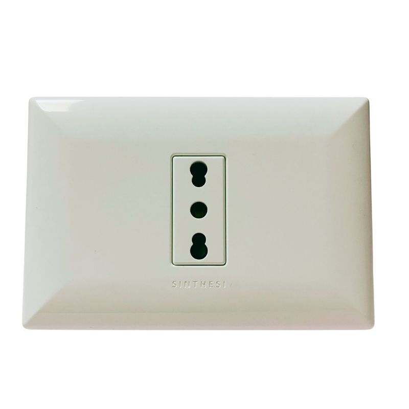 SINTHESI - Enchufe simple 10/16A armado S17 blanco