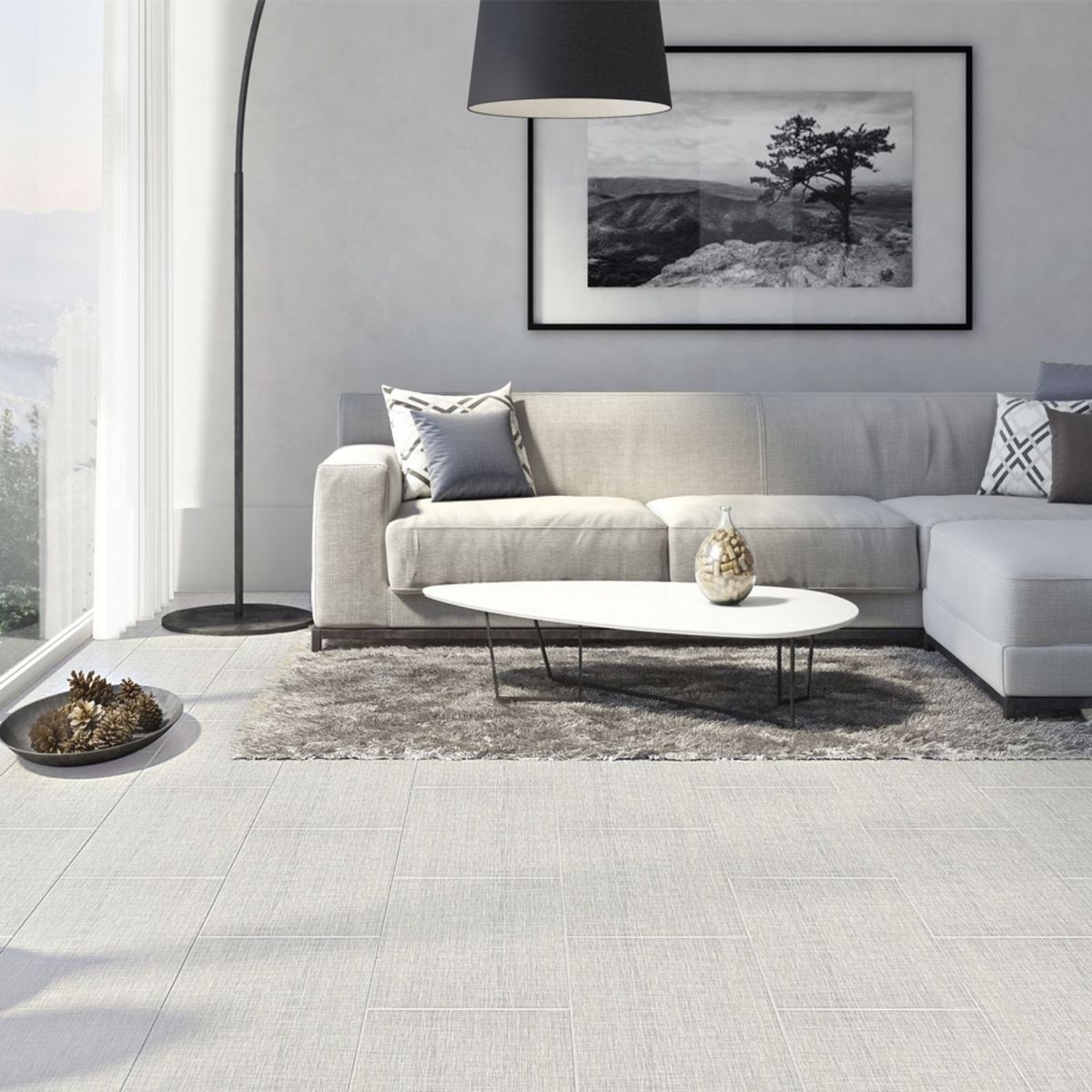 ANGELGRES - Cerámica 31x60 cm Linho Blanco 2.03 m2