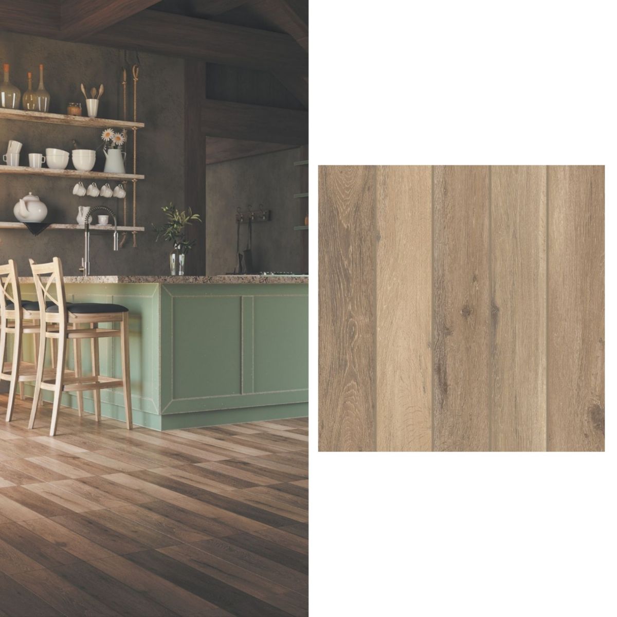 ANGELGRES - Cerámica 60x60 cm Sparta Café/Marrón 2.52 m2