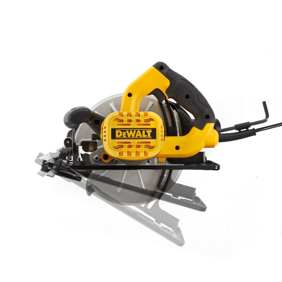 DEWALT - Sierra circular eléctrica 7 1/4" 1.500W + disco 18 dientes