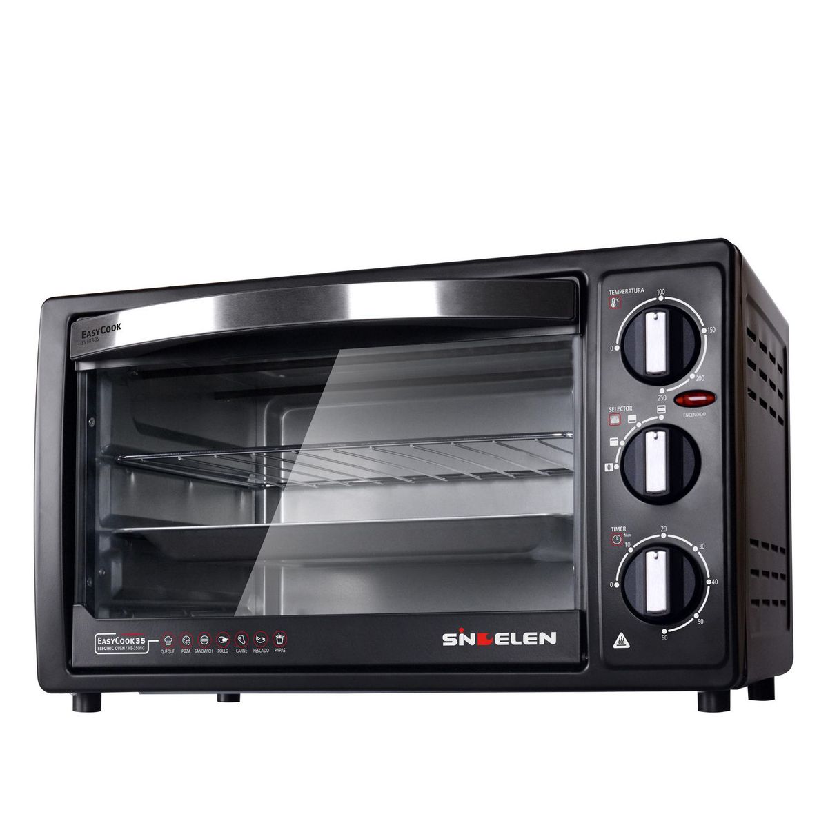 Horno Eléctrico 35 Litros HE-350NG, marca SINDELEN - Foto Principal