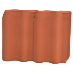 CEJATEL - Teja Colonial Arcilla 30.4x44.3 cm 9 mm Terracota