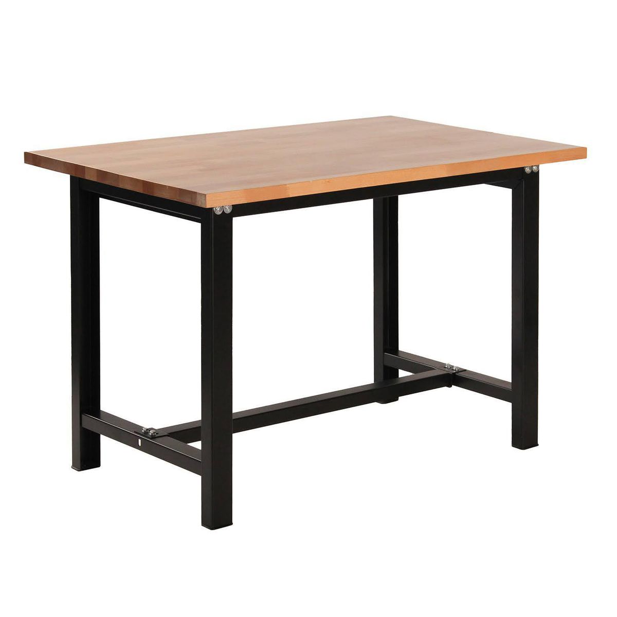 AUTORODEC - Mesón de trabajo 120 x 75 x 88 cm madera sólida y cajón