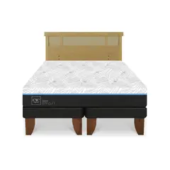 CIC - Cama 2 plazas Europea Green Infinity Madera