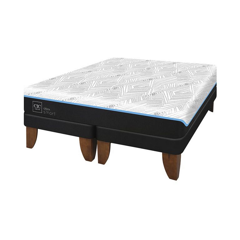 CIC Cama King Europea Green Infinity Negro