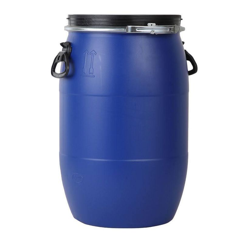 WENCO - Tambor de 60 litros boca ancha con anillo metalico 62x40 cm