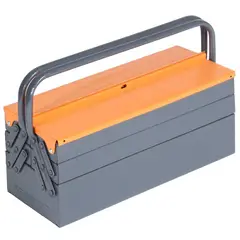 PRESTO - Caja porta herramientas de acero 5 compartimentos