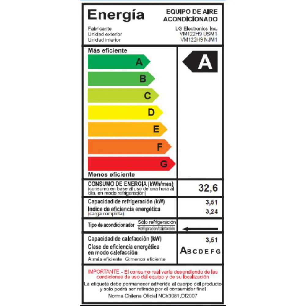 Aire Acondicionado Split Dualcool Inverter 12.000 BTU Wifi Frio-Calor, foto 9