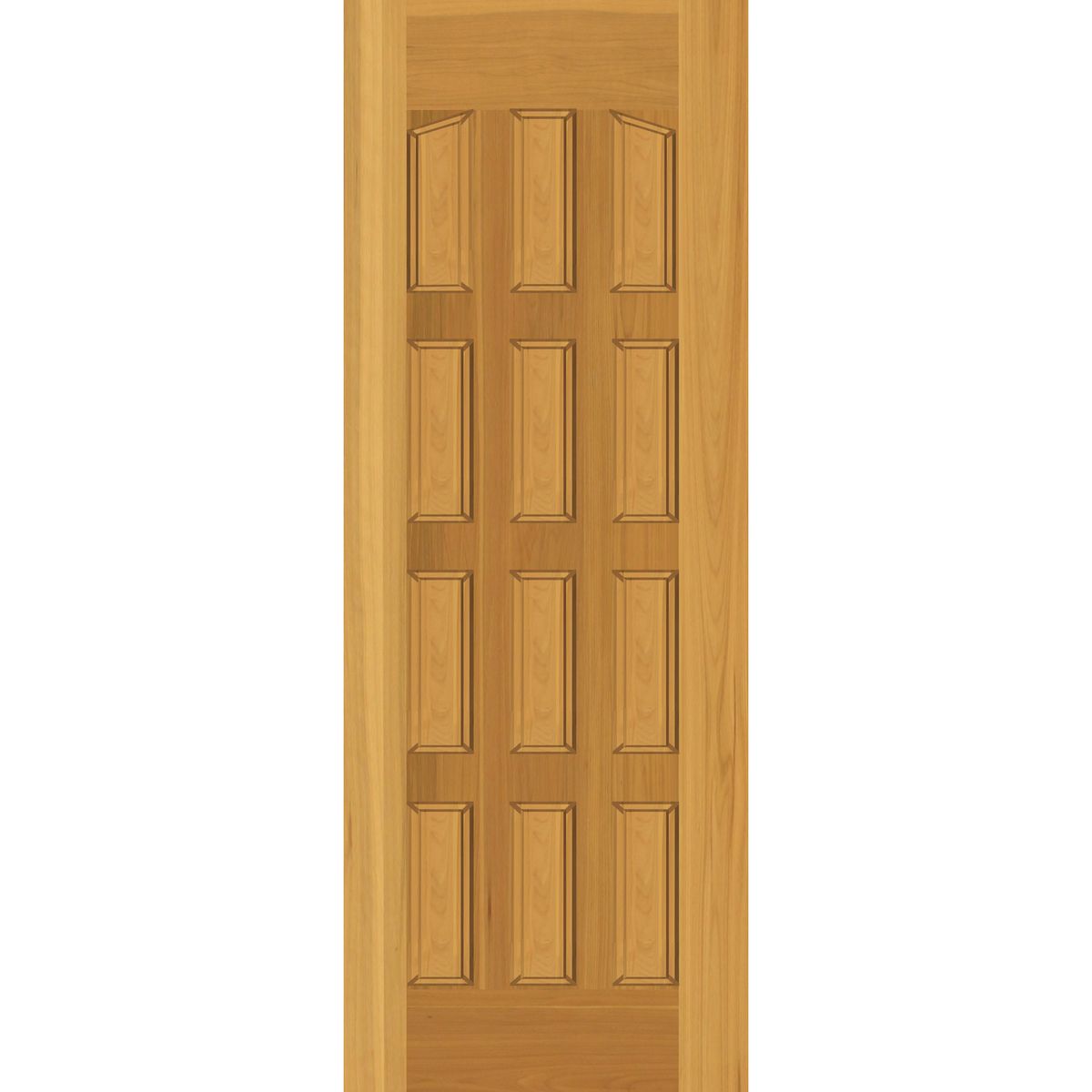 HOLZTEK - Puerta Madera de lenga 75x210 cm Modelo 7 Natural