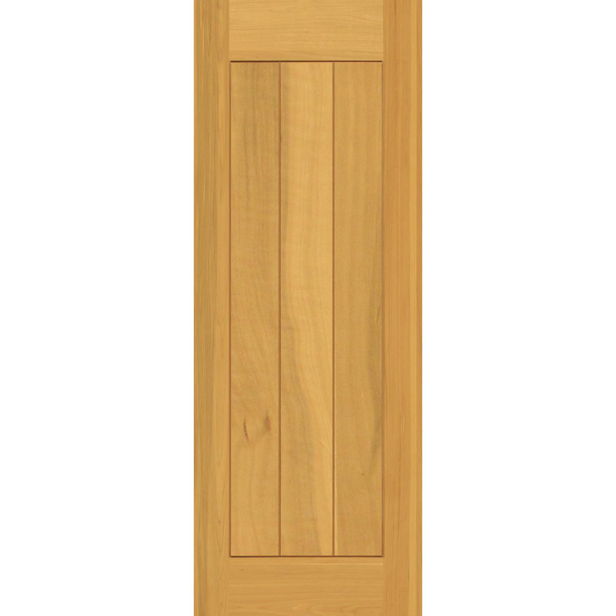 HOLZTEK - Puerta Madera de lenga 95x210 cm Modelo 12 natural