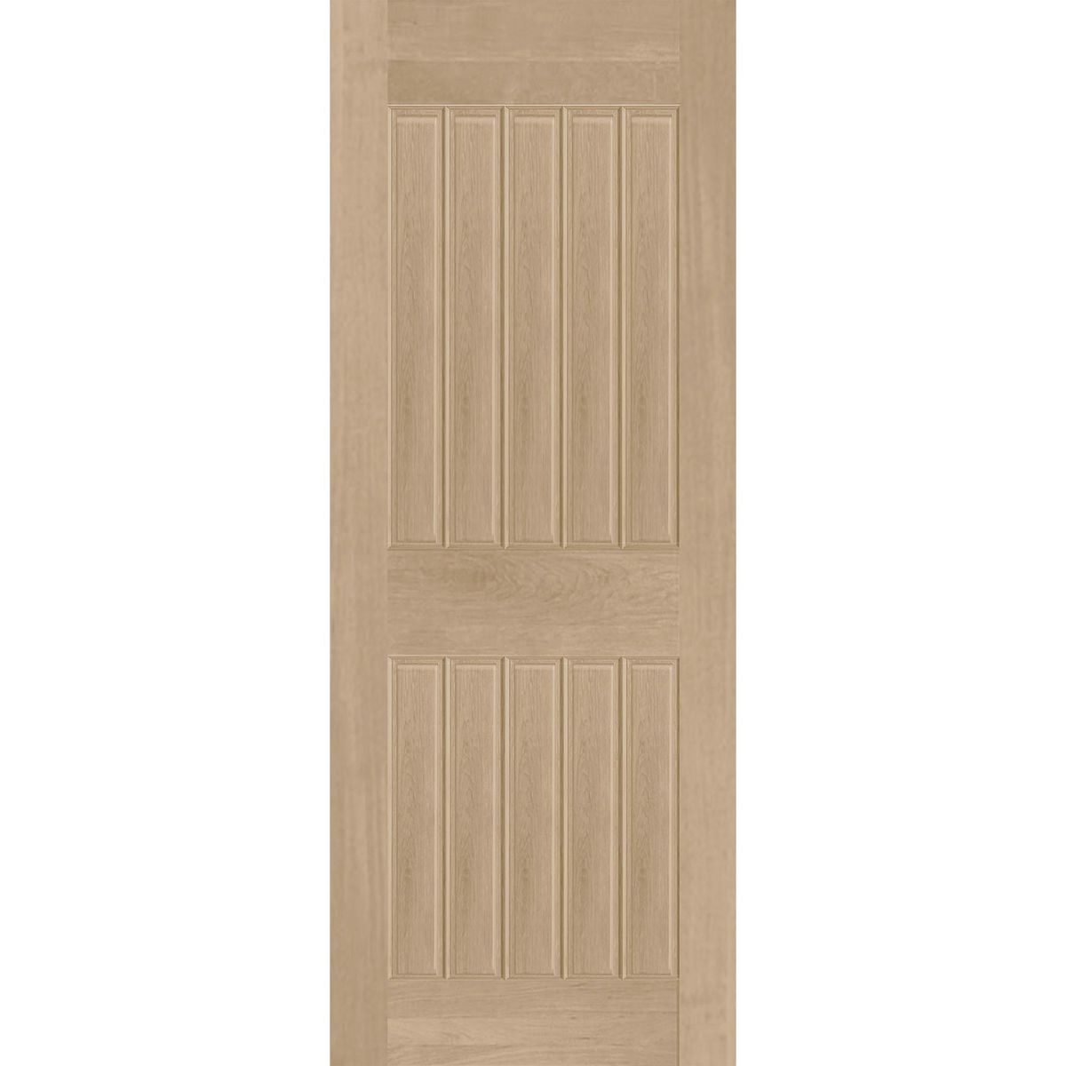 HOLZTEK - Puerta Madera de lenga 80x210 cm Modelo 605 Natural