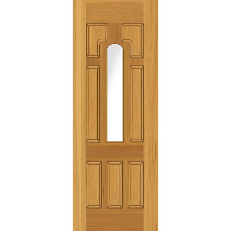 HOLZTEK - Puerta Madera de lenga 80x220 cm Modelo 238 Natural