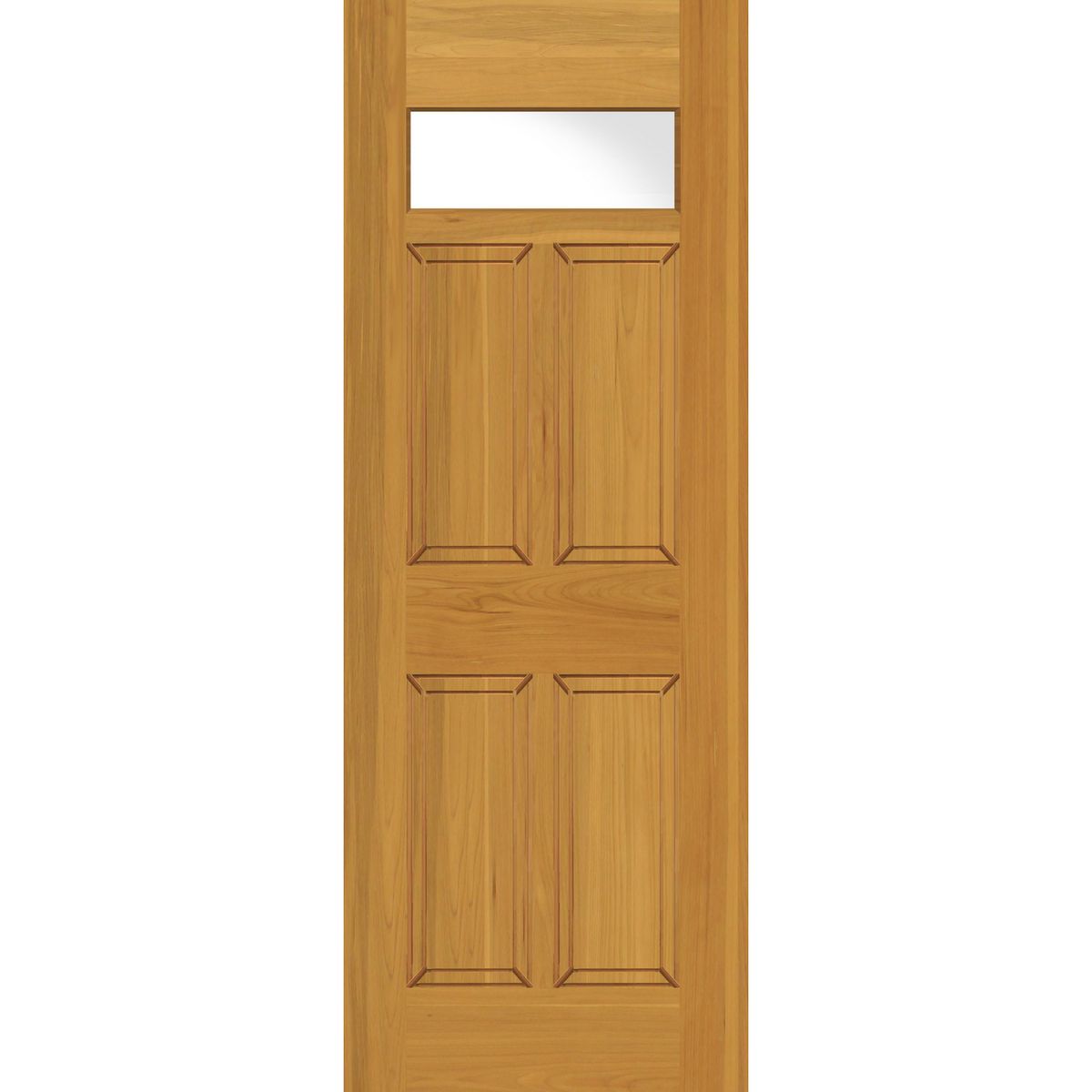 HOLZTEK - Puerta Madera de lenga 90x220 cm Modelo 304 Natural