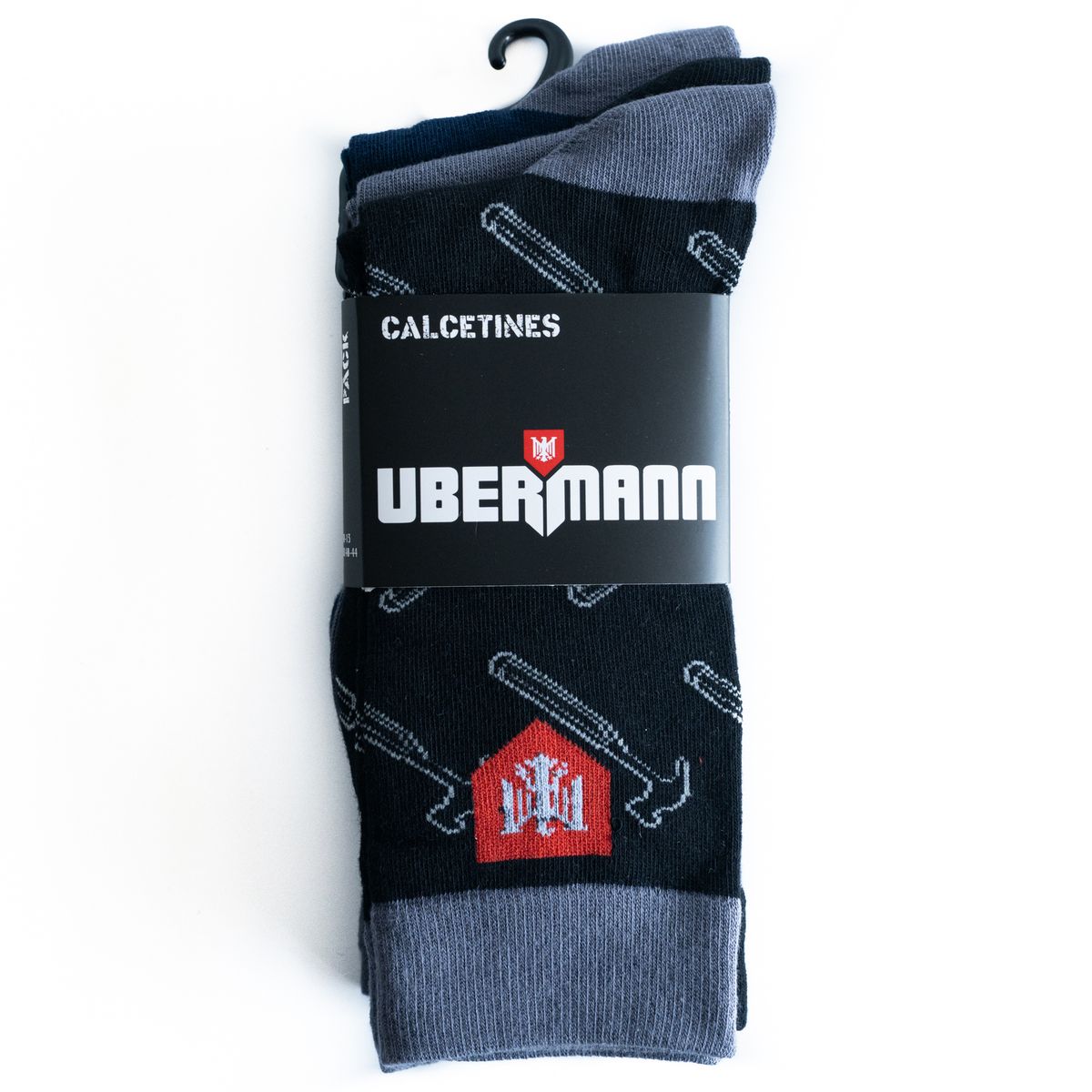 UBERMANN - Pack 3 calcetines Diseño 1
