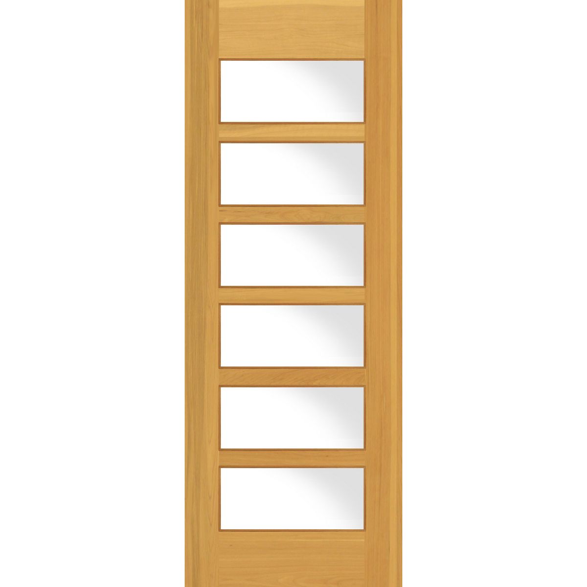 HOLZTEK - Puerta Madera de lenga 90x220 cm Modelo 16 Natural