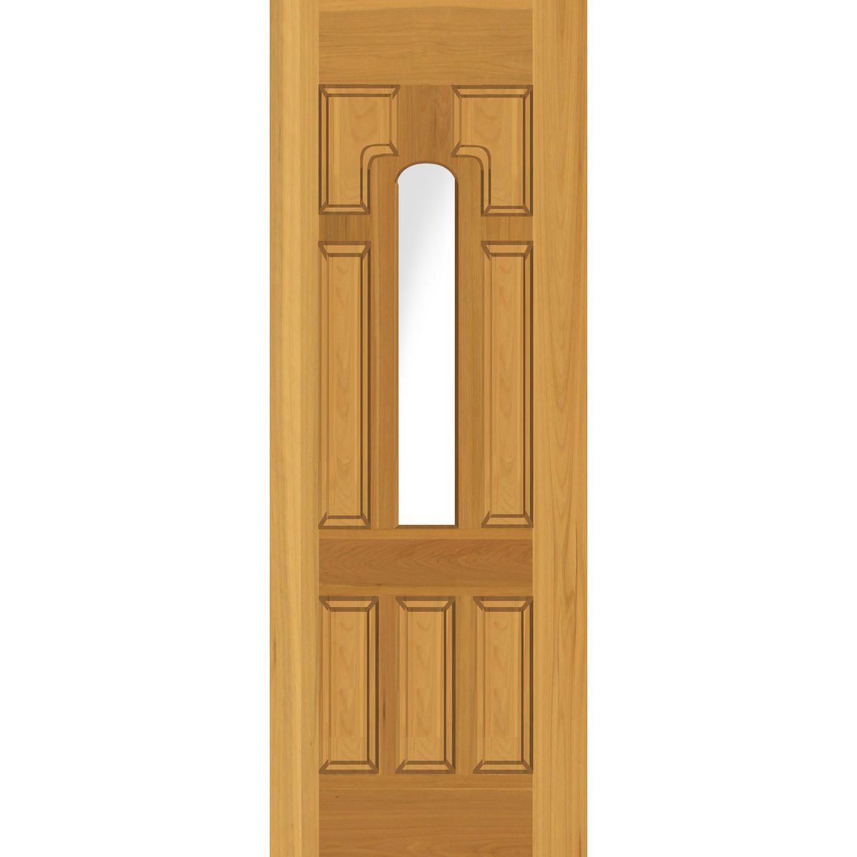 HOLZTEK - Puerta Madera de lenga 75x200 cm Modelo 238 Natural