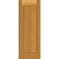 HOLZTEK - Puerta Madera de lenga 80x200 cm Modelo 240 Natural