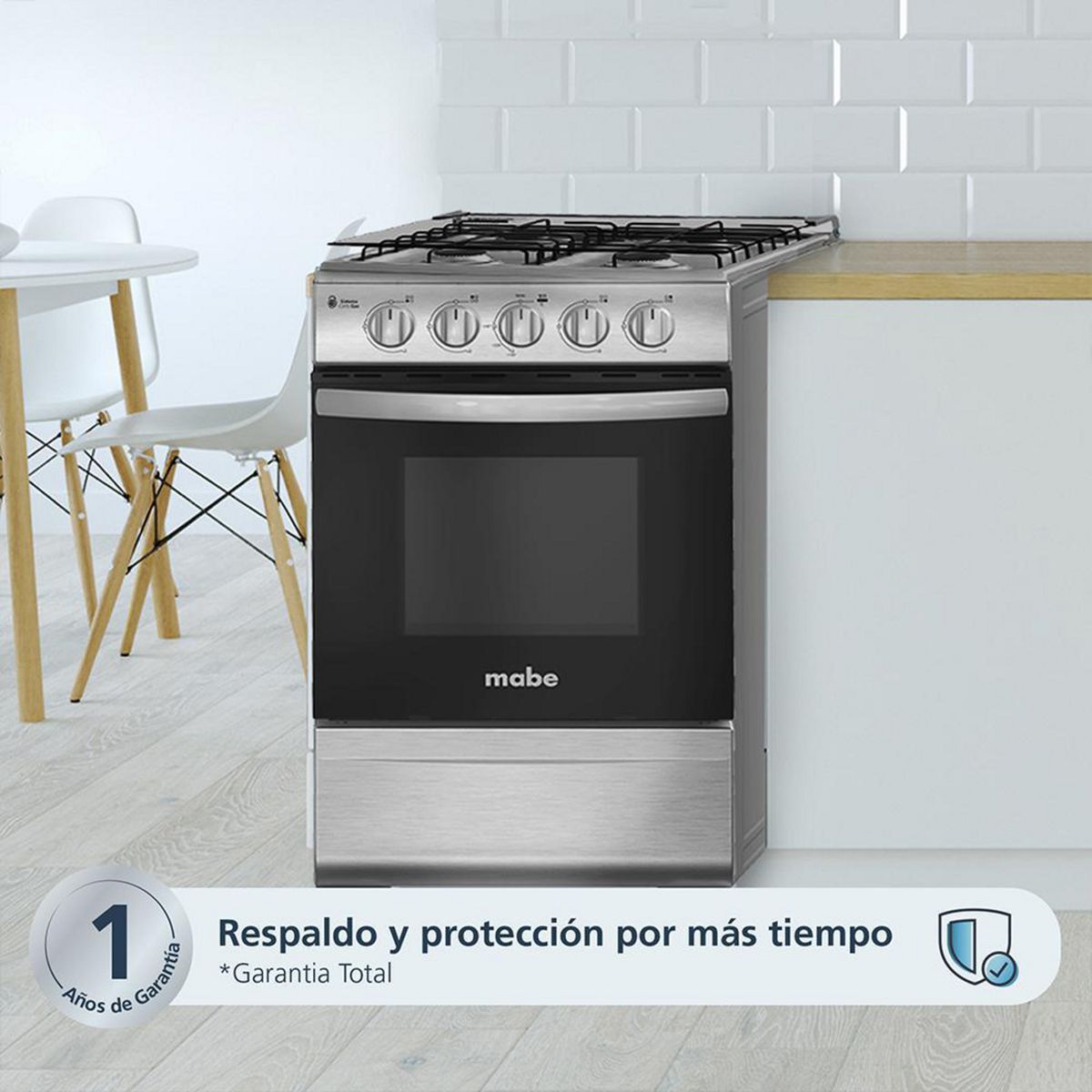MABE - Cocina a Gas 4 Platos Inox CMC5110AX1