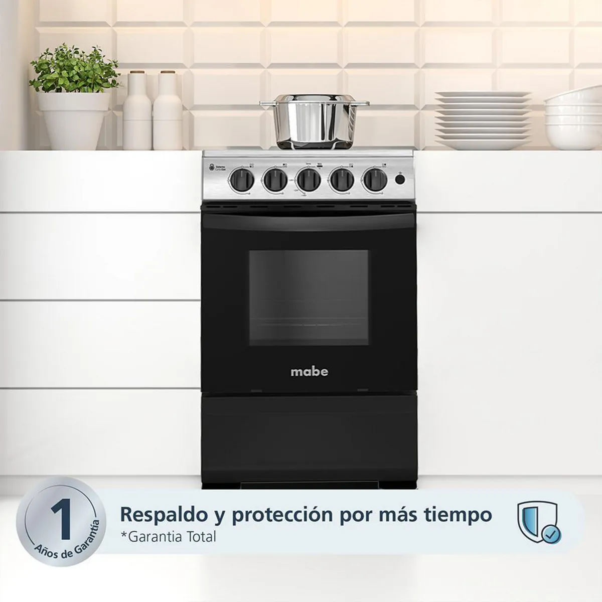 MABE - Cocina a Gas 4 Platos Inox CMC5115AX0