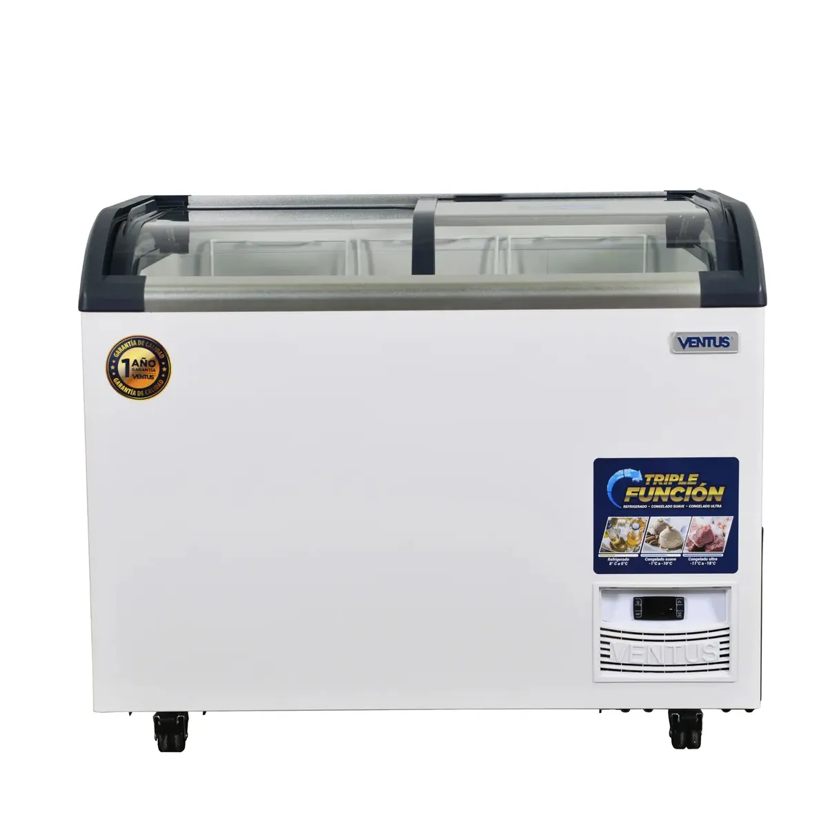 VENTUS - Conservadora Industrial Frío Directo 220 Litros Blanco CTV-320Q PRO