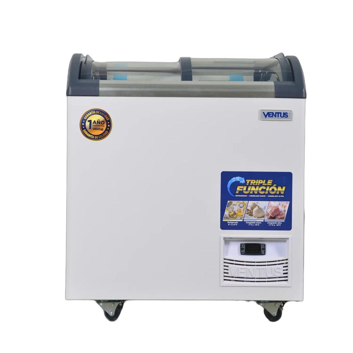 VENTUS - Conservadora Industrial Frío Directo 136 Litros Blanco CTV-220Q PRO
