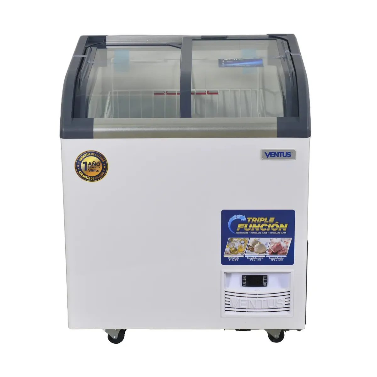 VENTUS - Conservadora Industrial Frío Directo 136 Litros Blanco CTV-220Q PRO