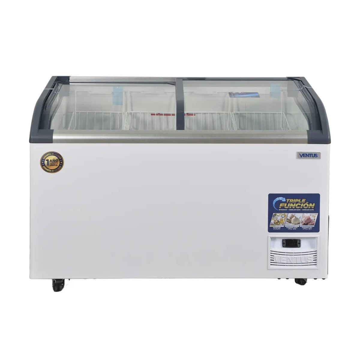 VENTUS - Conservadora Industrial Frío Directo 286 Litros Blanco CTV-420Q PRO