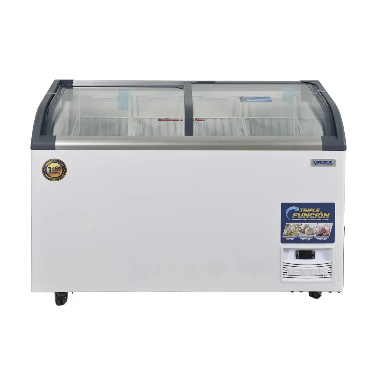 VENTUS - Conservadora Industrial Frío Directo 286 Litros Blanco CTV-420Q PRO