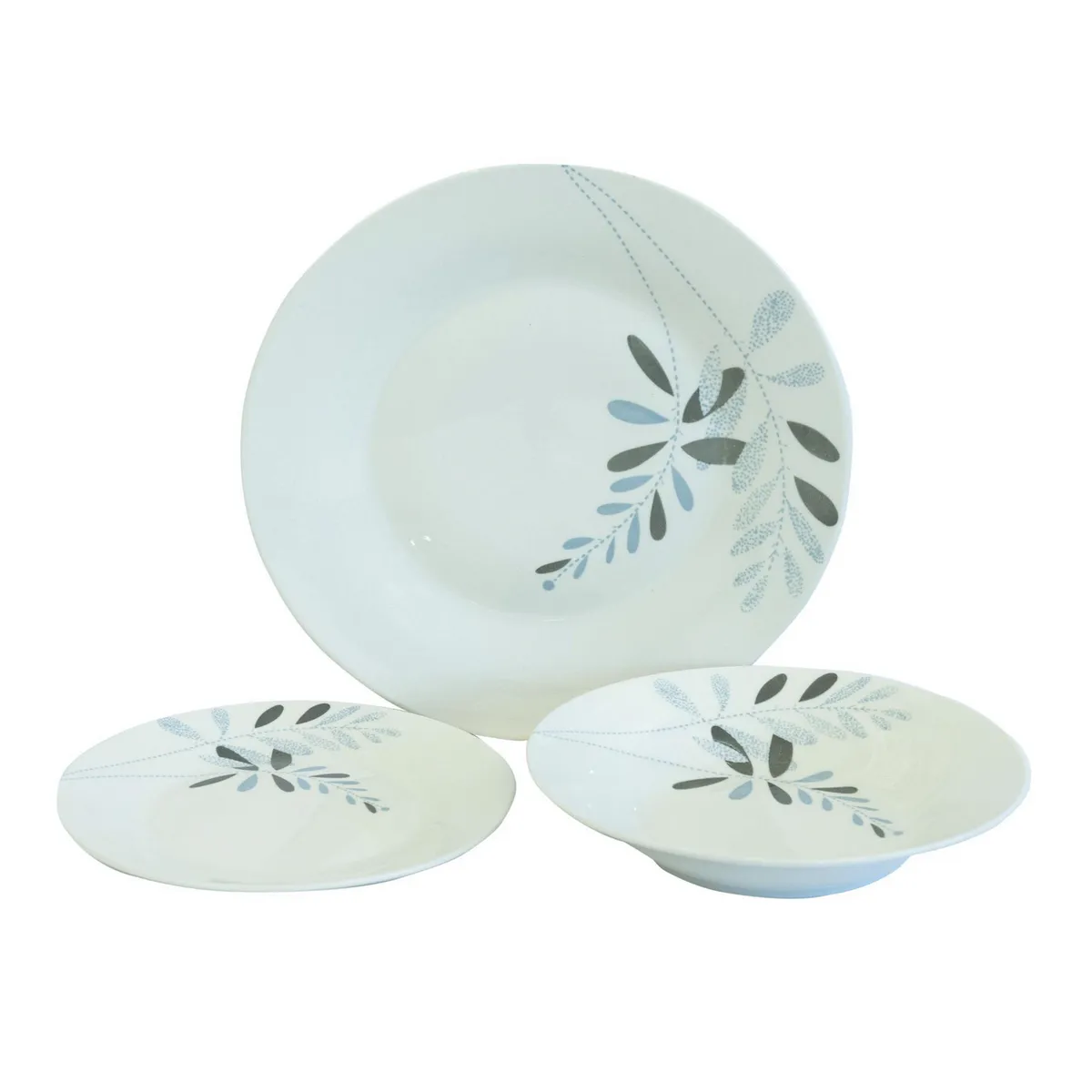 DORAL - Vajilla Roberta 18 Piezas Porcelana Allessia Multicolor